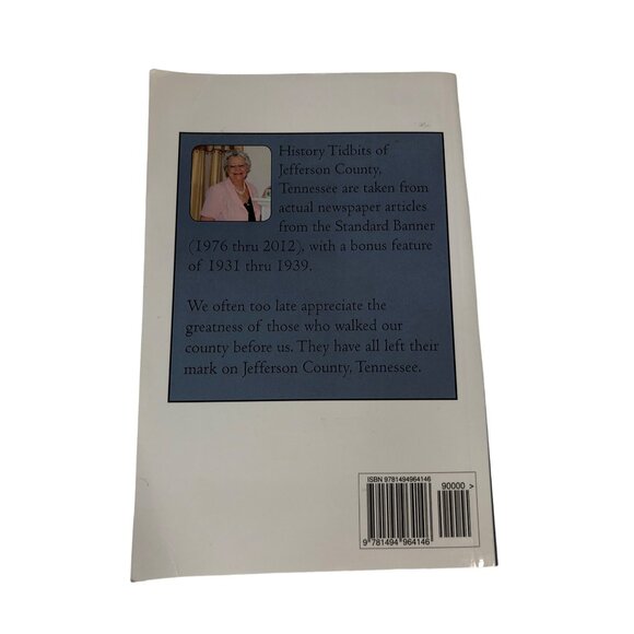 History Tidbits Of Jefferson County Tennessee 1976-2012 Ginger Poe Burchett Sign - Picture 3 of 7